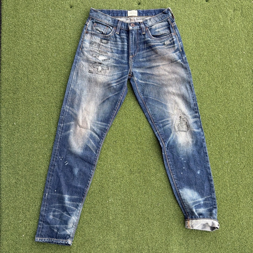 Simon Miller Jeans Womens 26 Slim Straight Selvedge Repaired Distressed